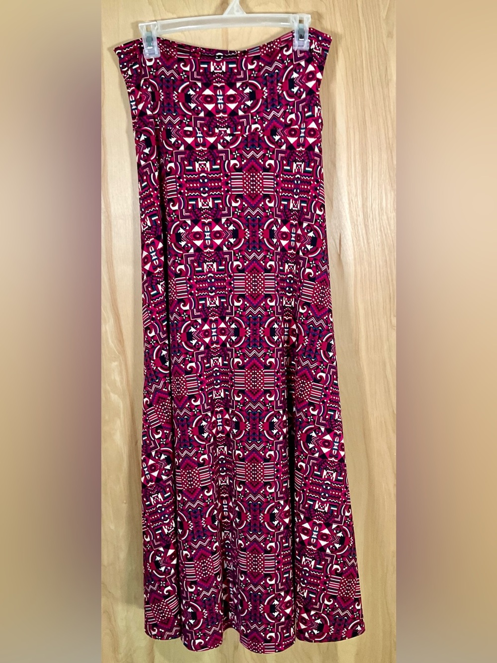 Lularoe Aztec Pink Maxi Skirt - EUC